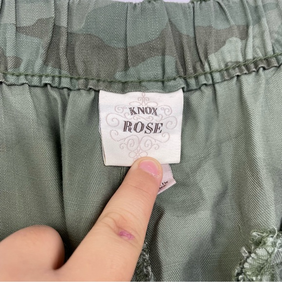 Knox Rose green camo jogger pants size 1X NWT - Picture 6 of 12